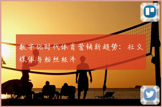数字化时代体育营销新趋势：社交媒体与粉丝经济